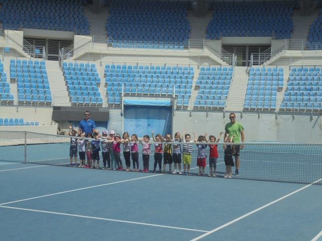 Εκπαιδευτική επίσκεψη στο ΟΑΚΑ - παιχνίδι τέννις